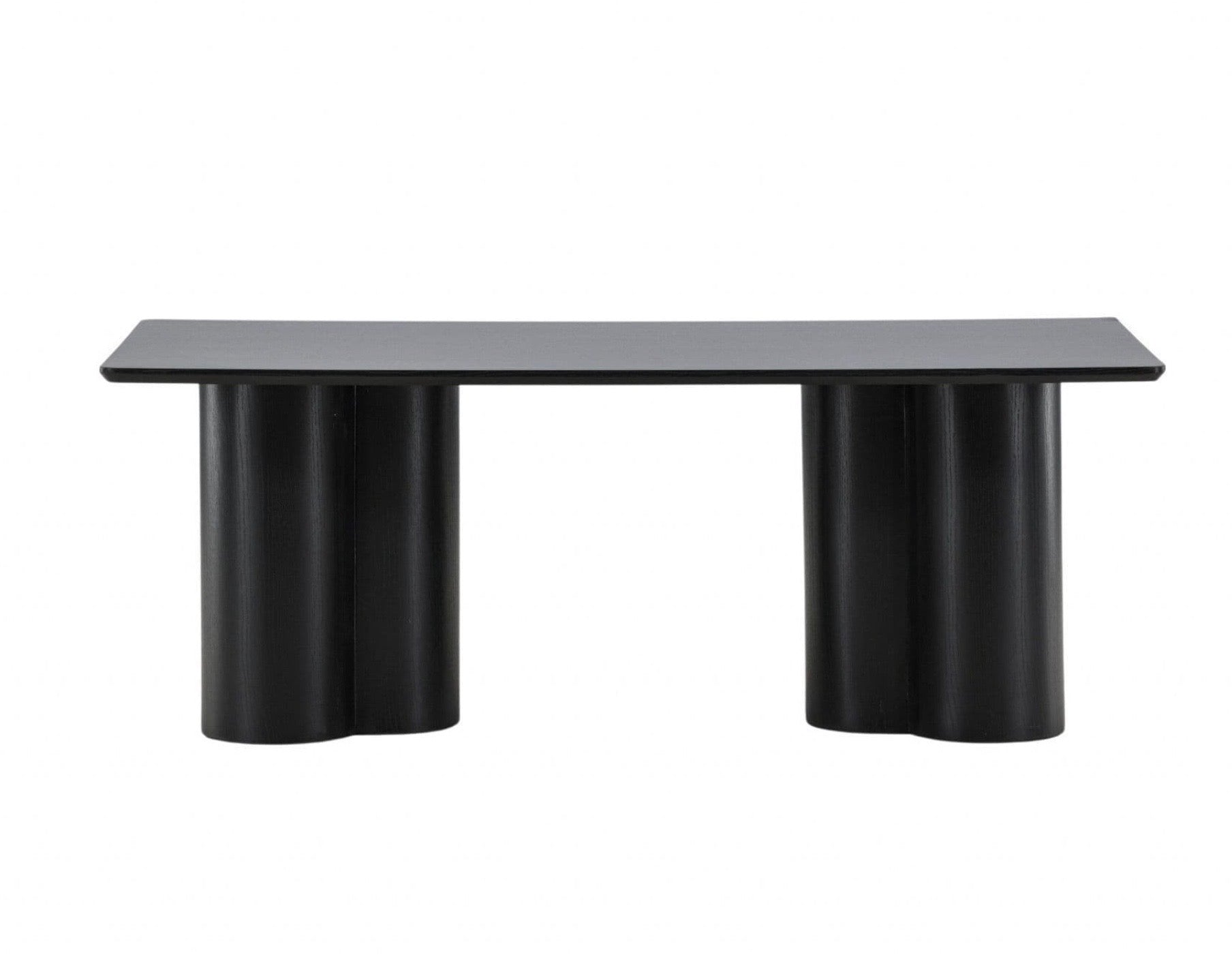 Olivia Rectangular Sofa Table Black - The Outlet Home