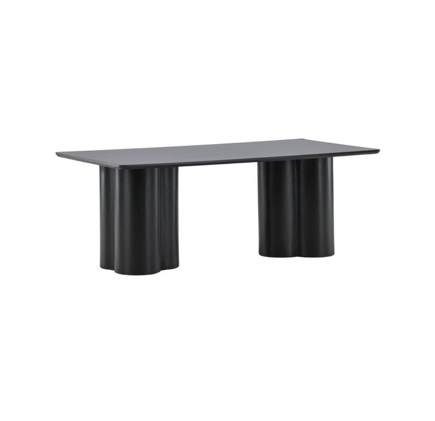Olivia Rectangular Sofa Table Black - The Outlet Home