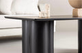 Olivia Rectangular Sofa Table Black - The Outlet Home
