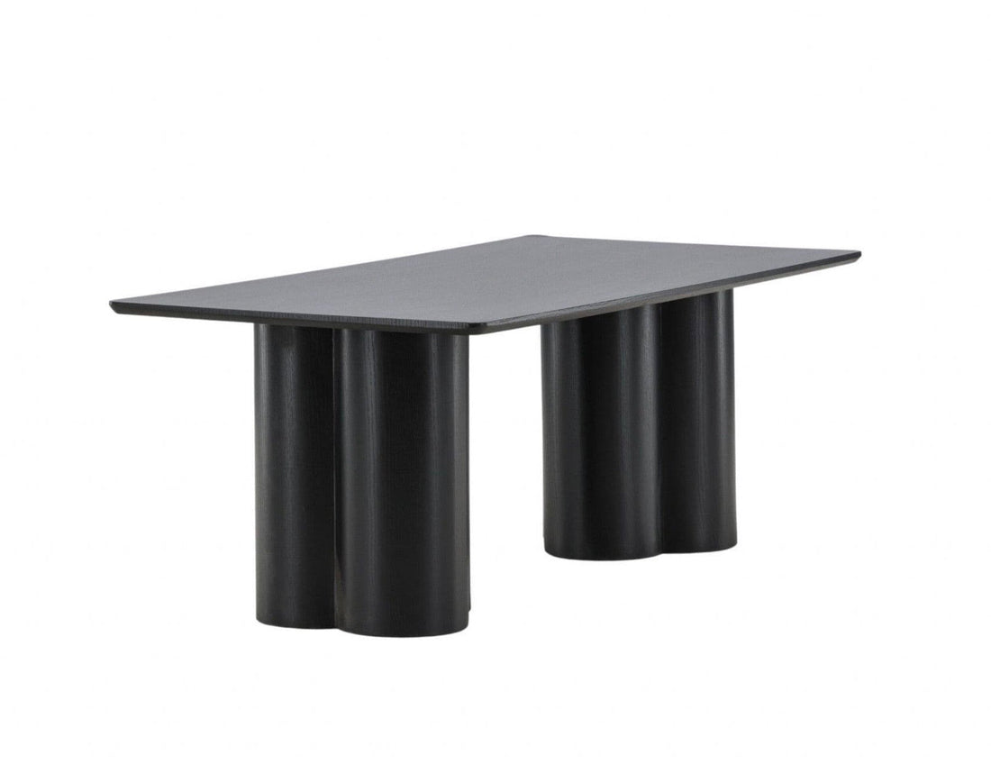 Olivia Rectangular Sofa Table Black - The Outlet Home