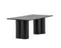 Olivia Rectangular Sofa Table Black - The Outlet Home