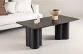 Olivia Rectangular Sofa Table Black - The Outlet Home