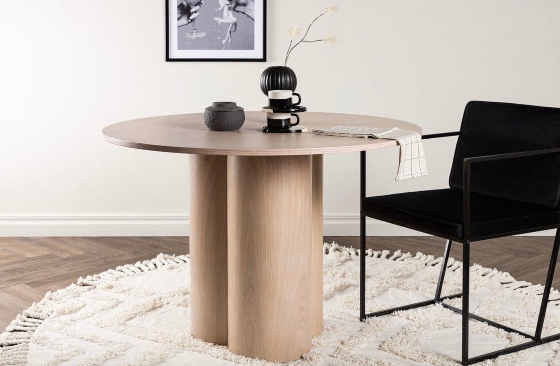 Olivia Round Dining Table - The Outlet Home