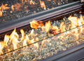 Oslo Aluminium Sofa Set with Fire Pit Table Sofa Firepit Grey - The Outlet Home