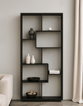 Oslo Black Shelving Unit - The Outlet Home