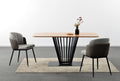 Paris Oak Veneer Dining Table - 160cm - The Outlet Home