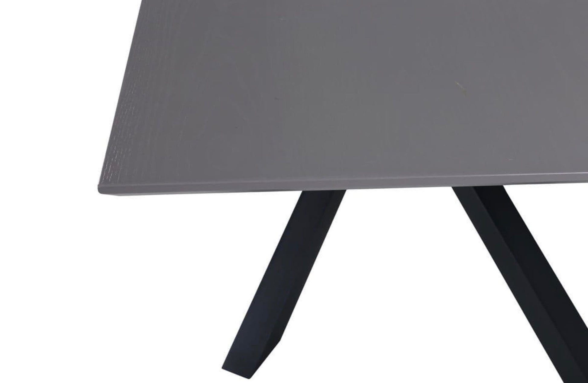 Piazza Black Rectangular Dining Table - The Outlet Home