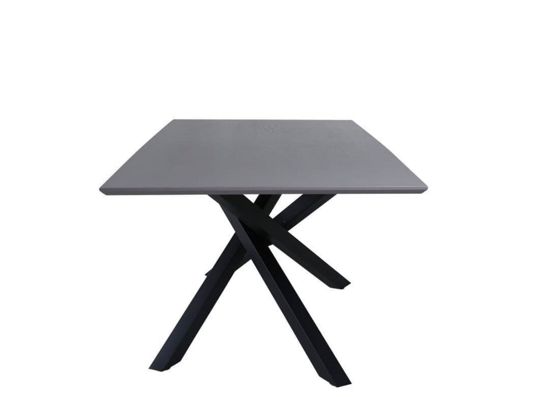 Piazza Black Rectangular Dining Table - The Outlet Home