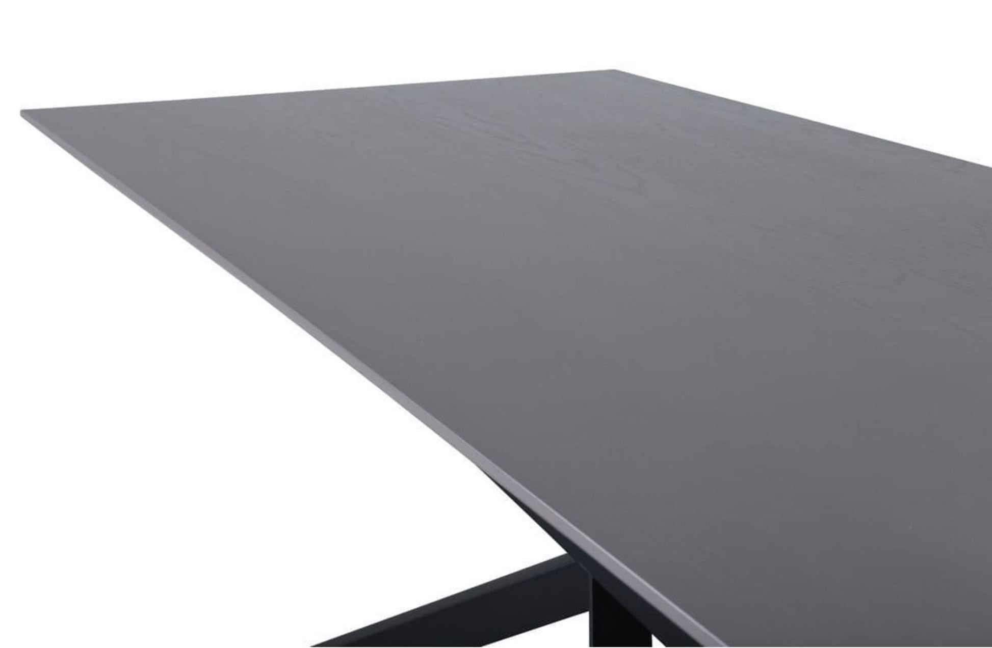 Piazza Black Rectangular Dining Table - The Outlet Home
