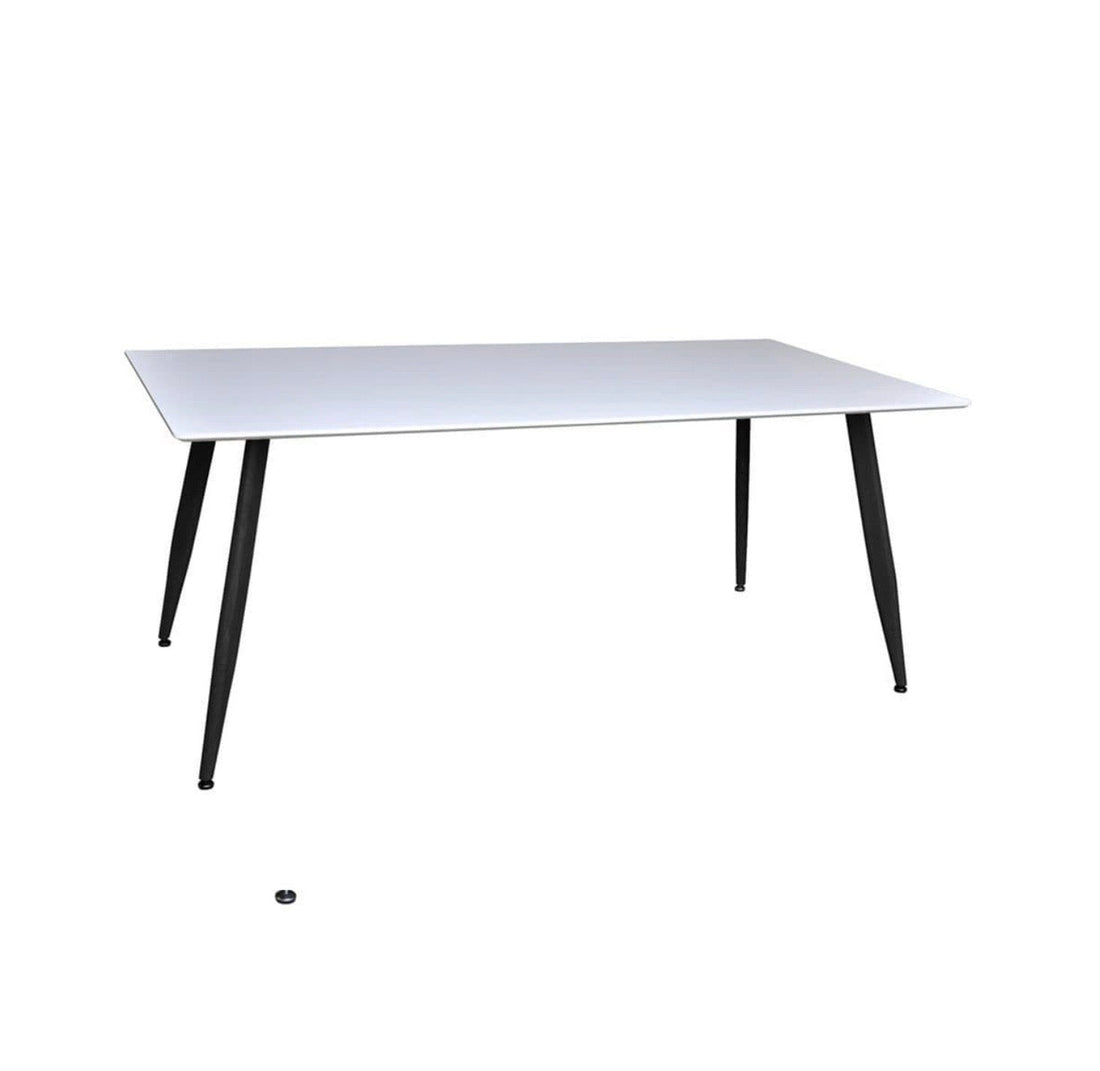 Polar White Rectangular Dining Table - The Outlet Home
