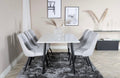 Polar White Rectangular Dining Table - The Outlet Home