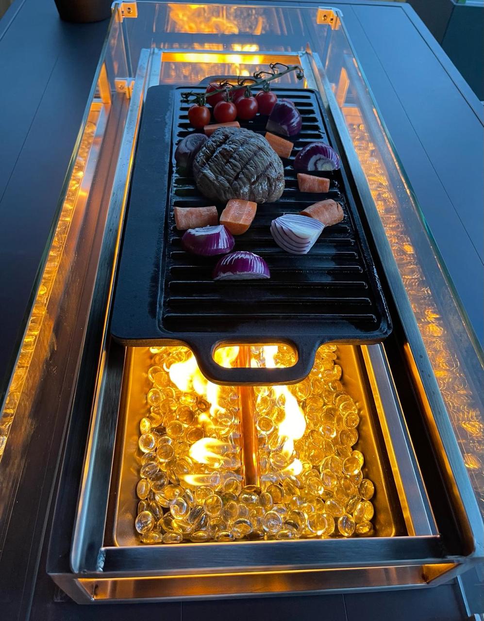Rectangle Griddle for Fire Pit - The Outlet Home