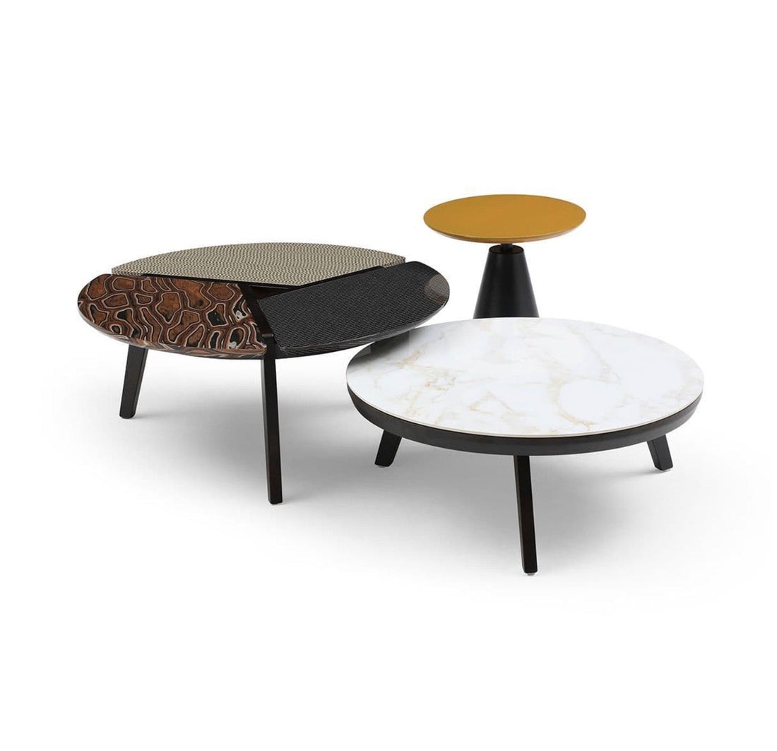 Set of 3 Romeo Sintered Stone Coffee Tables - The Outlet Home