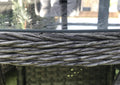 St Tropez High Back 8 Seat Grey Rattan Outdoor Dining Set - The Outlet Home