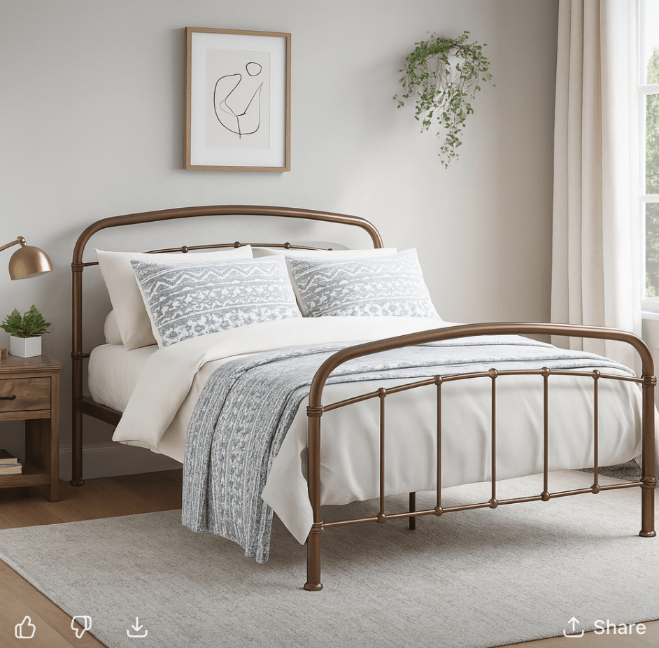 The Caphile Copper Bed - The Outlet Home