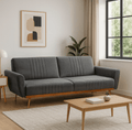 The Elba Velvet Sofa Bed - The Outlet Home