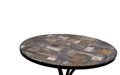 The Ludlow 60cm Slate Mosaic Bistro Set - The Outlet Home