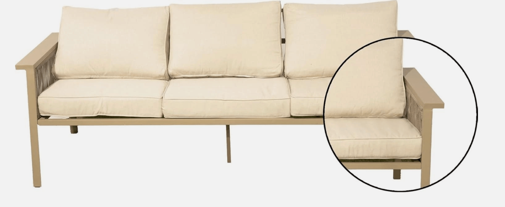Tiki Aluminium Sofa Set with Dining Table - The Outlet Home