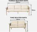 Tiki Aluminium Sofa Set with Dining Table - The Outlet Home