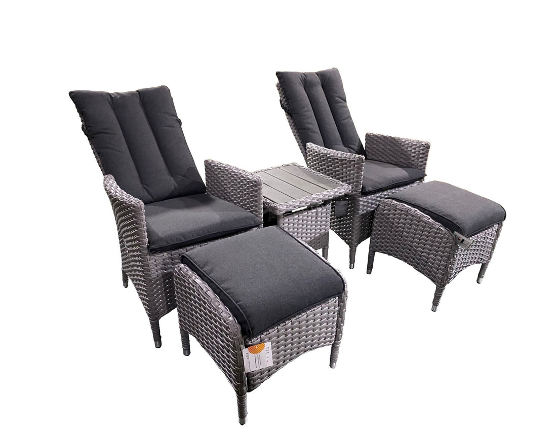 Victoria Recliner Set with Table - Pre Order End of April - The Outlet Home