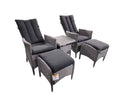 Victoria Recliner Set with Table - Pre Order End of April - The Outlet Home