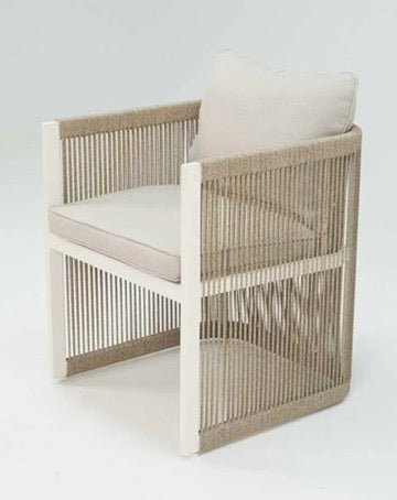 Vogue Aluminium Dining Set Natural - Pre Order Feb 2026 - Free Cantilever and base - The Outlet Home