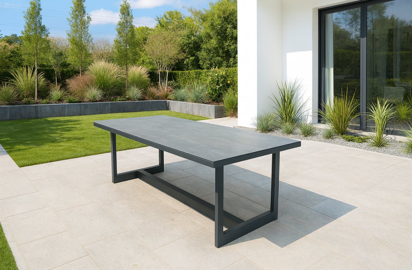 Vogue Aluminium Dining Set - Pre Order Feb 2026 - Free Cantilever and base - The Outlet Home