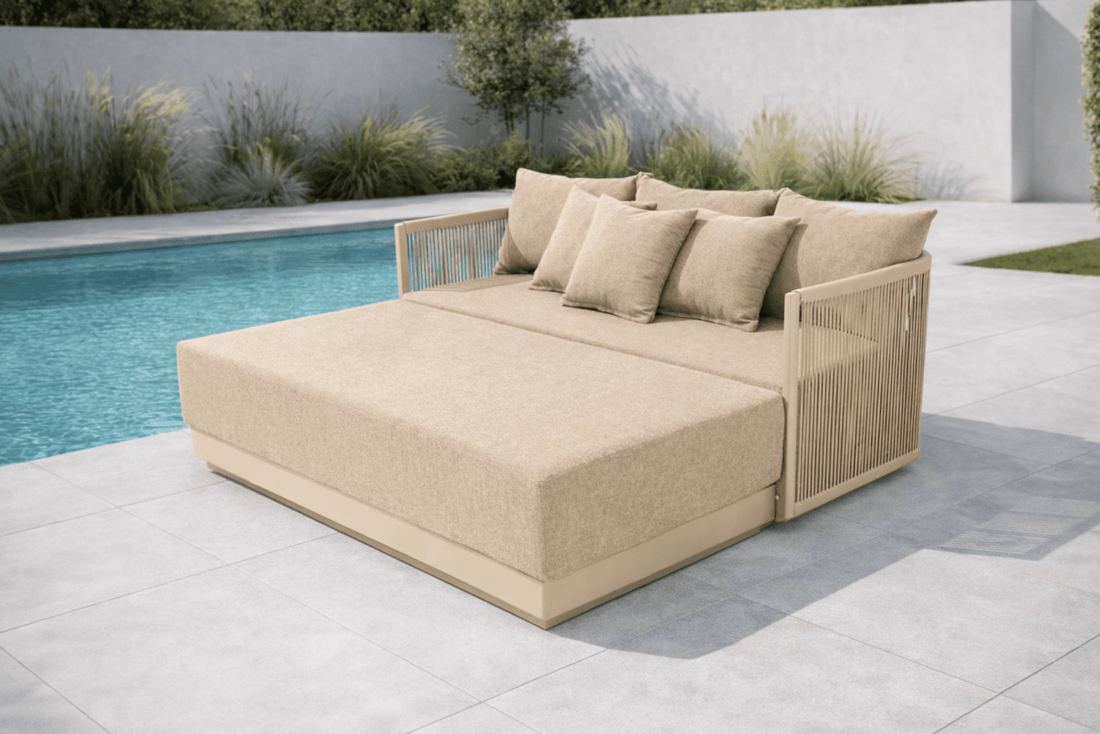 Vogue Luxury Daybed Beige - The Outlet Home
