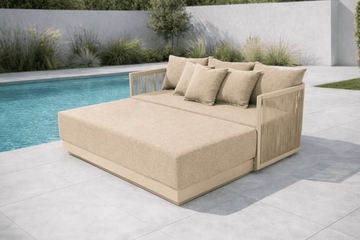 Vogue Luxury Daybed Beige - The Outlet Home