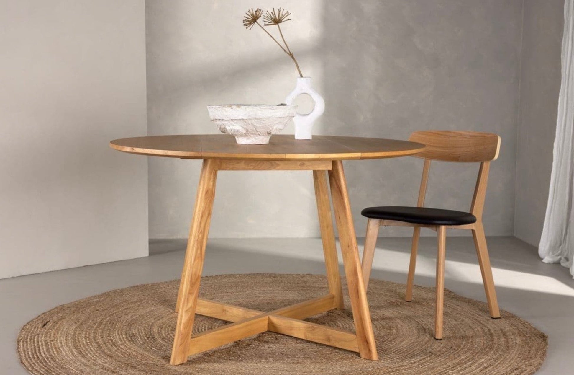 Yakidon Round Dining Table - The Outlet Home